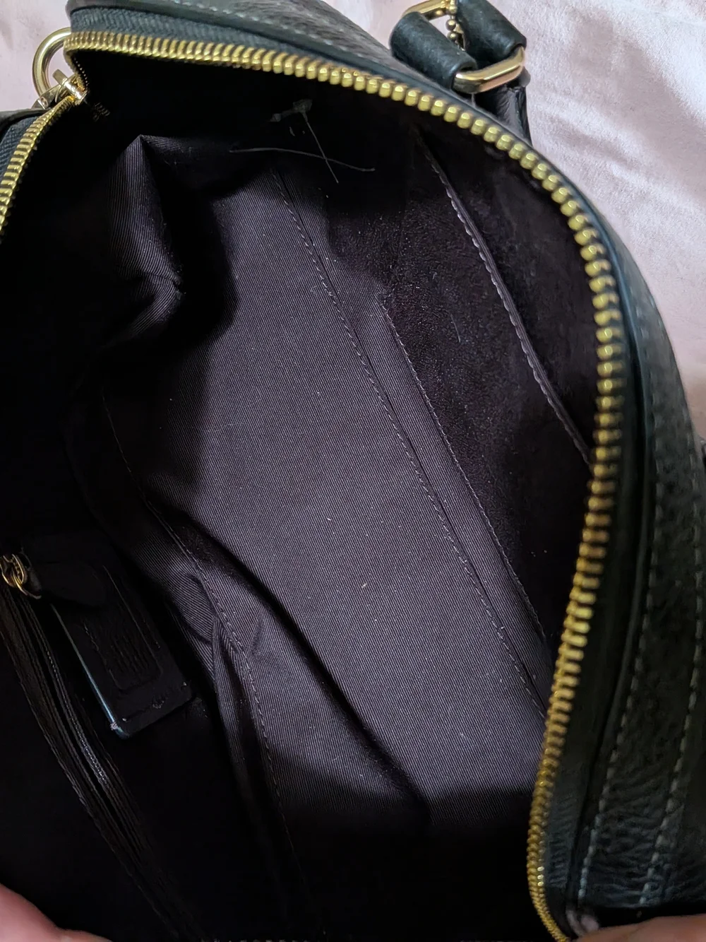 Coach compact satchel